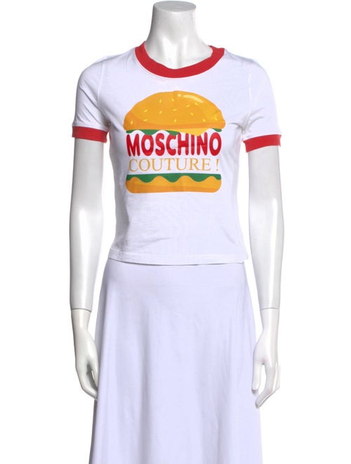 Moschino Graphic Print Crew Neck T-Shirt