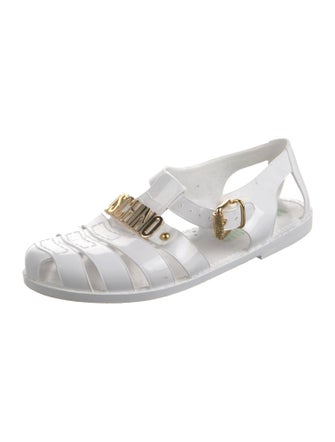 Moschino Rubber D'Orsay Flats