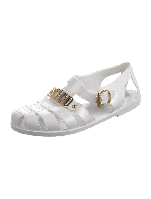 Moschino Rubber D'Orsay Flats