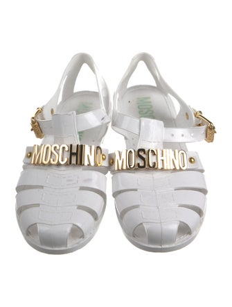 Moschino Rubber D'Orsay Flats
