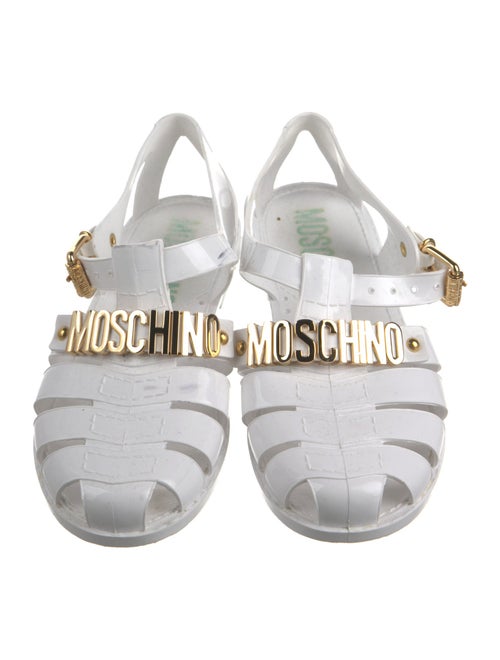 Moschino Rubber D'Orsay Flats
