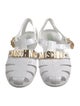 Moschino Rubber D'Orsay Flats