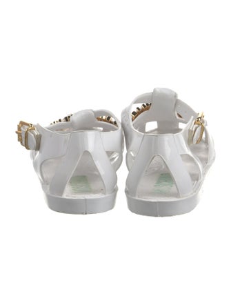 Moschino Rubber D'Orsay Flats