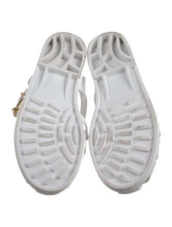 Moschino Rubber D'Orsay Flats