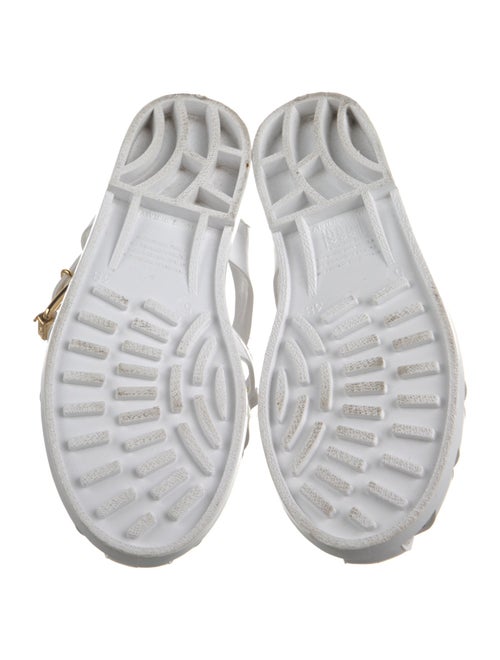 Moschino Rubber D'Orsay Flats