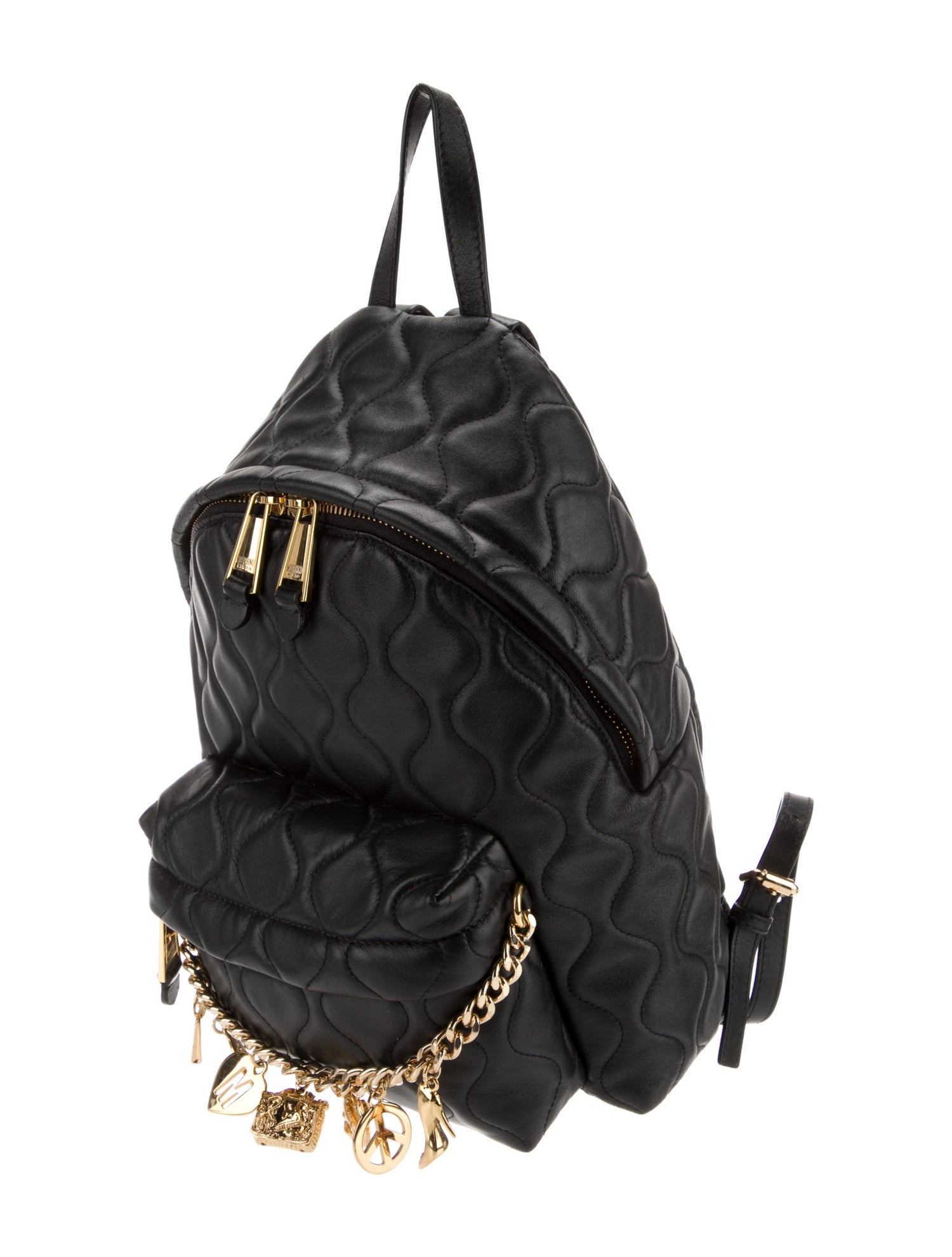 Moschino Leather Backpack