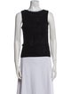 Moschino Angora Scoop Neck Sweater