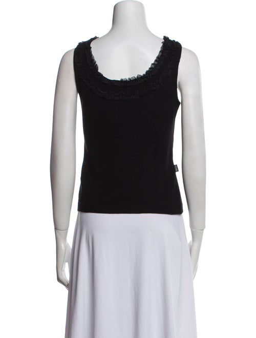 Moschino Angora Scoop Neck Sweater