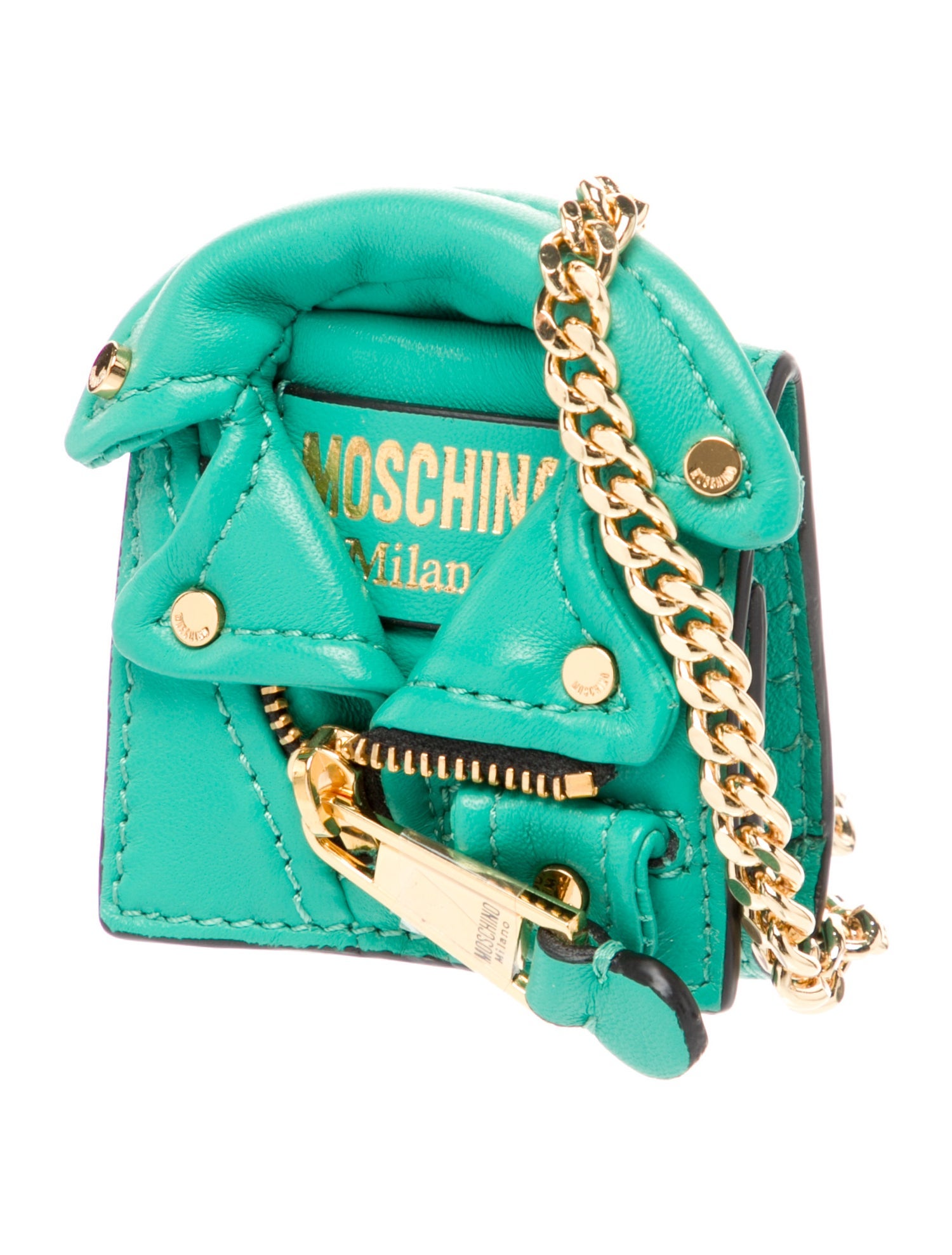 Moschino Leather Crossbody Bag w/ Tags