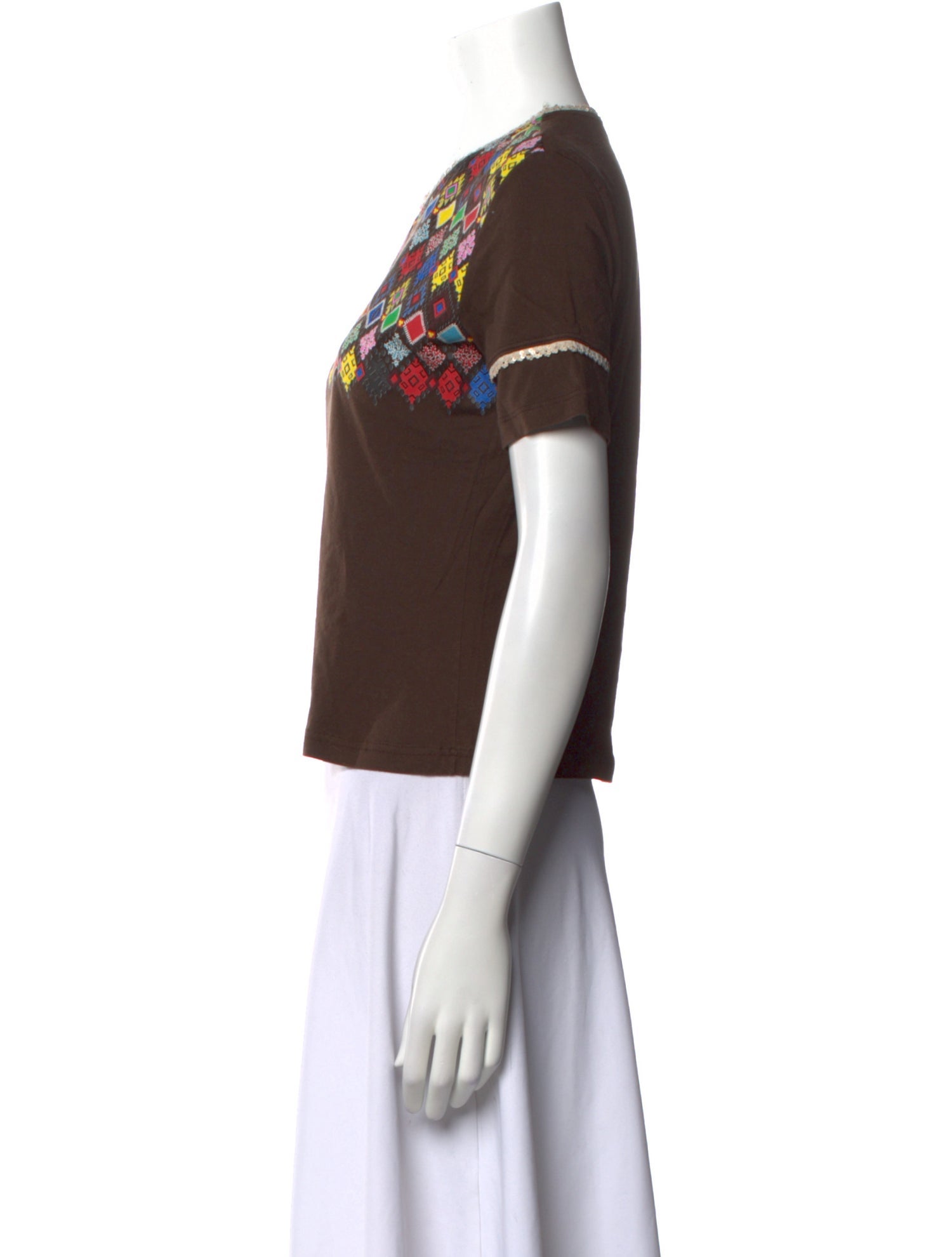 Moschino Printed Crew Neck T-Shirt