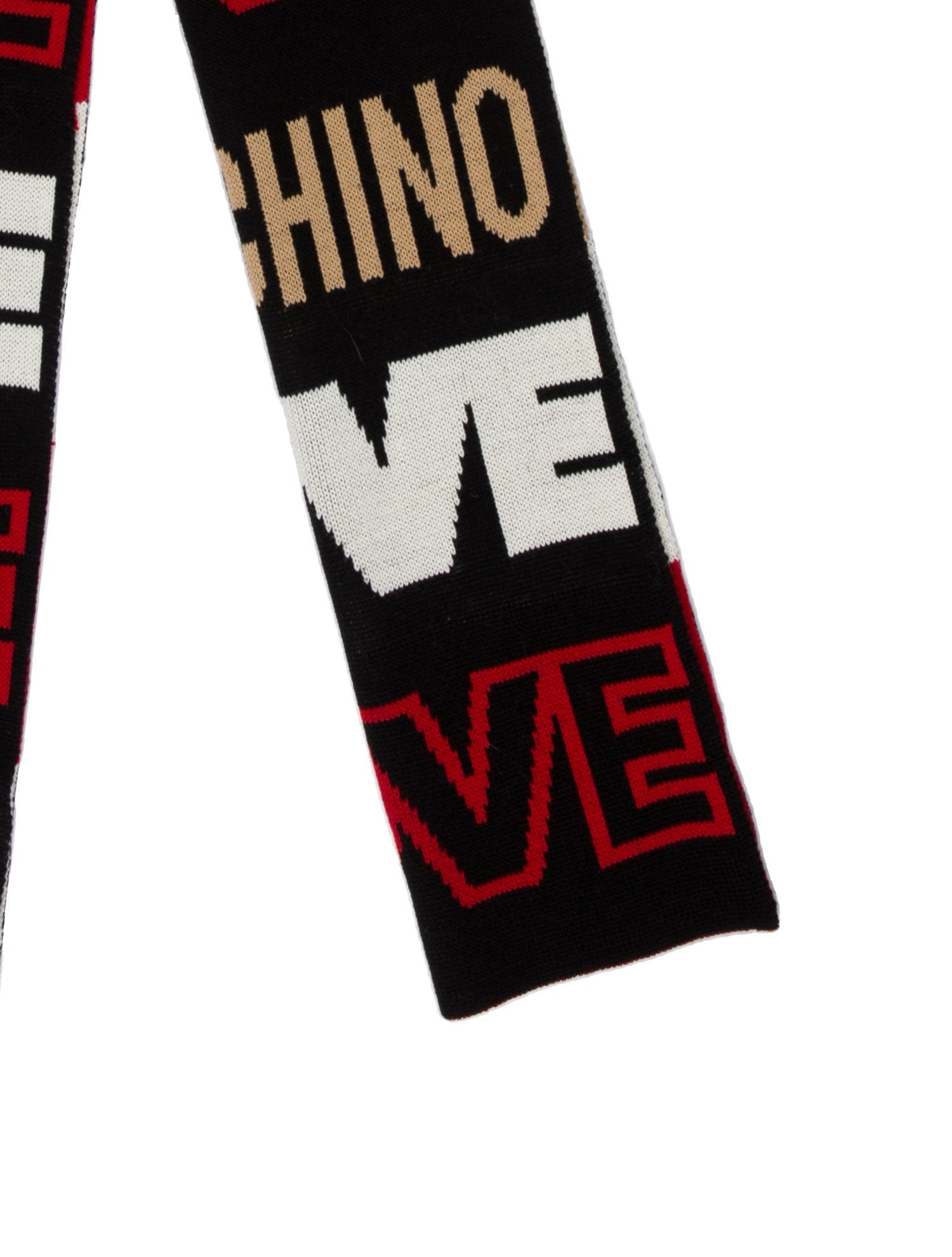 Moschino Wool Printed Scarf