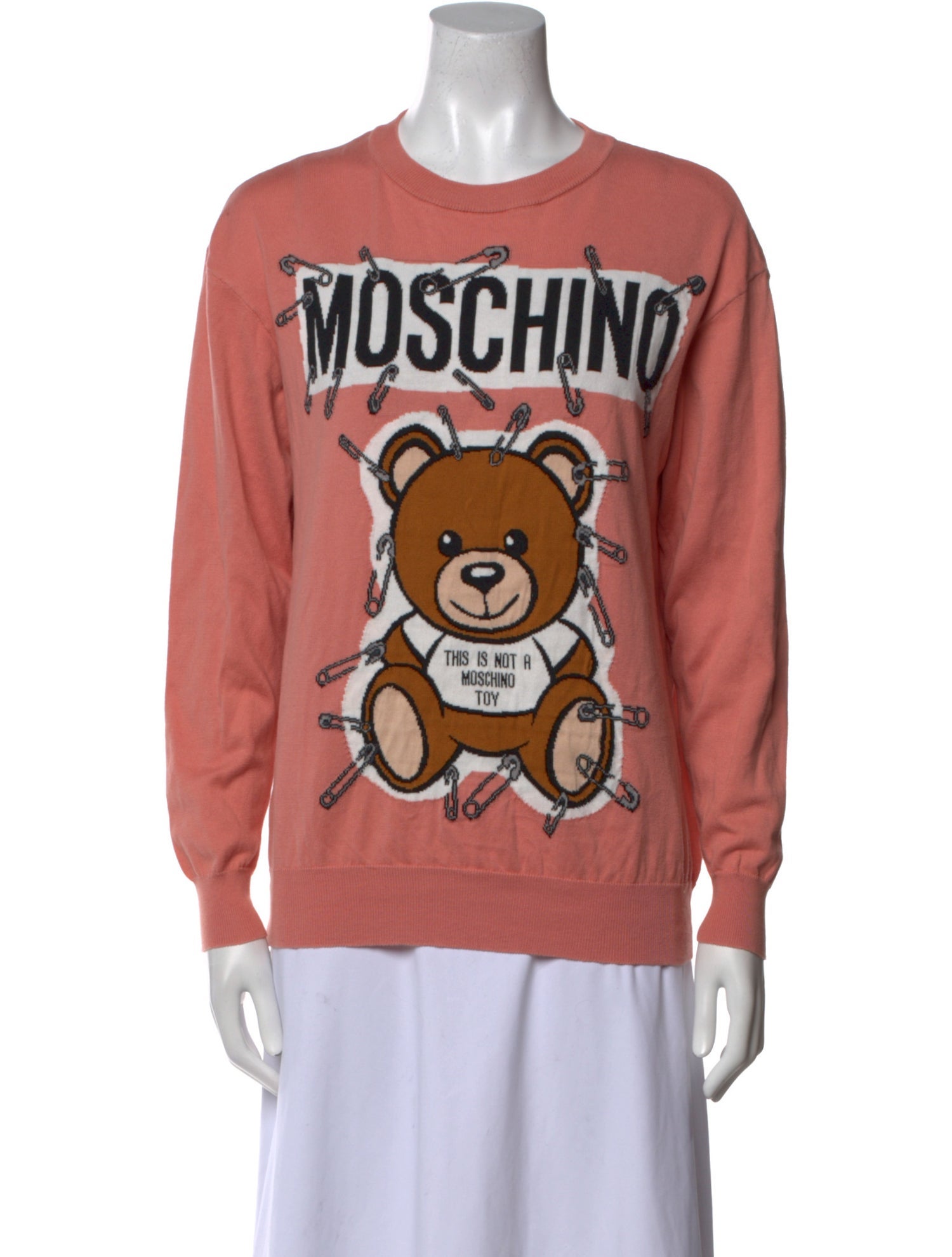 Moschino Graphic Print Crew Neck Sweatshirt