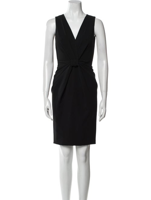 Moschino V-Neck Knee-Length Dress