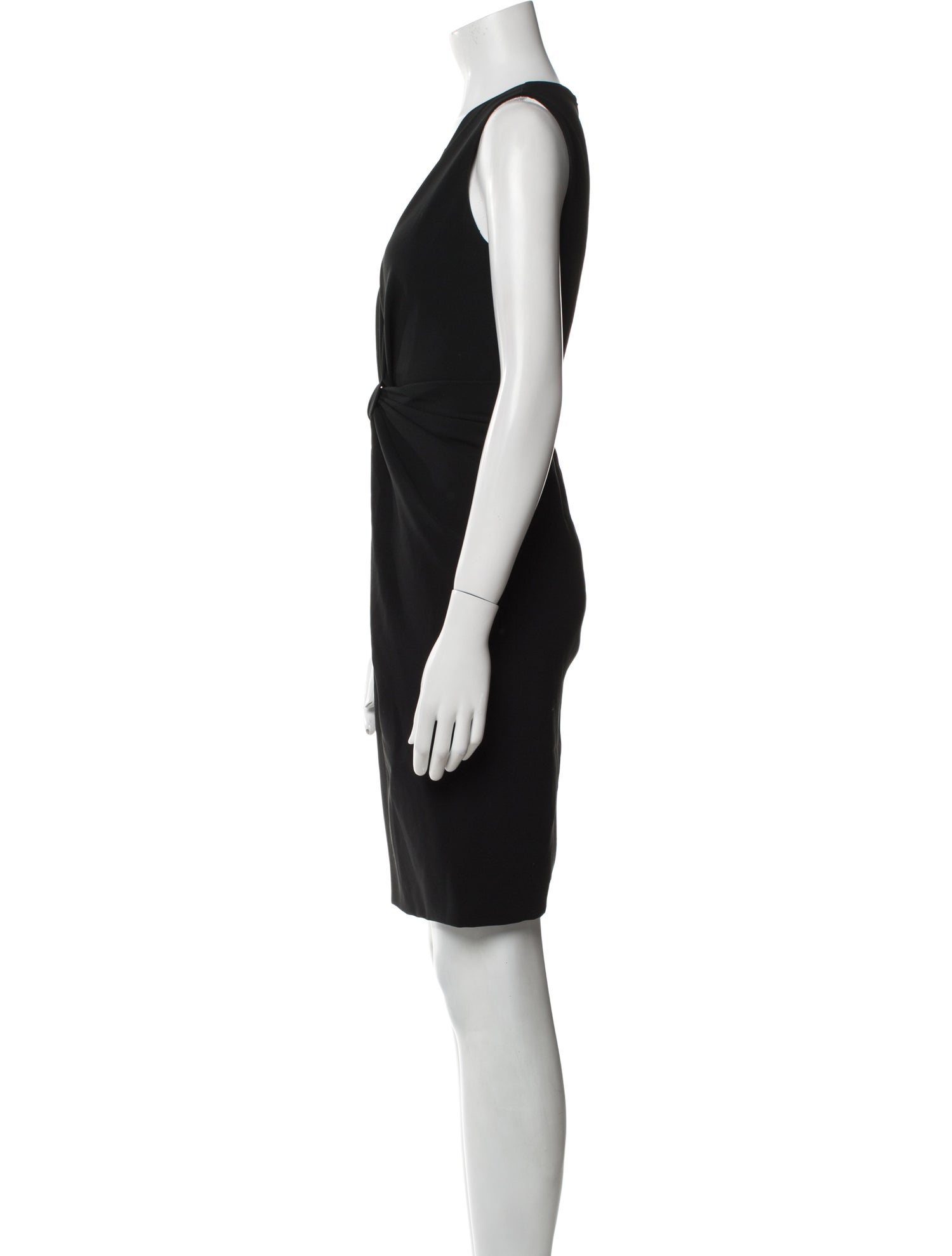 Moschino V-Neck Knee-Length Dress