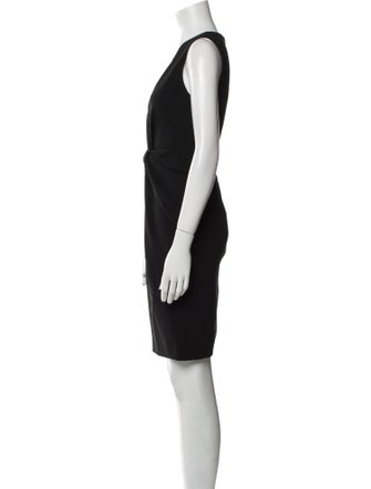 Moschino V-Neck Knee-Length Dress