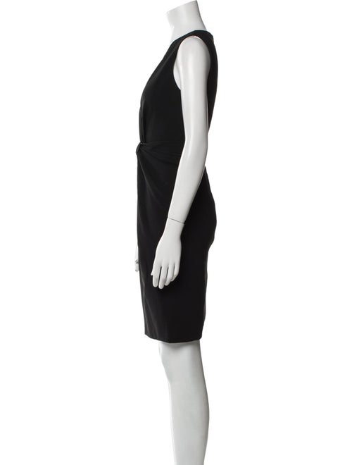 Moschino V-Neck Knee-Length Dress
