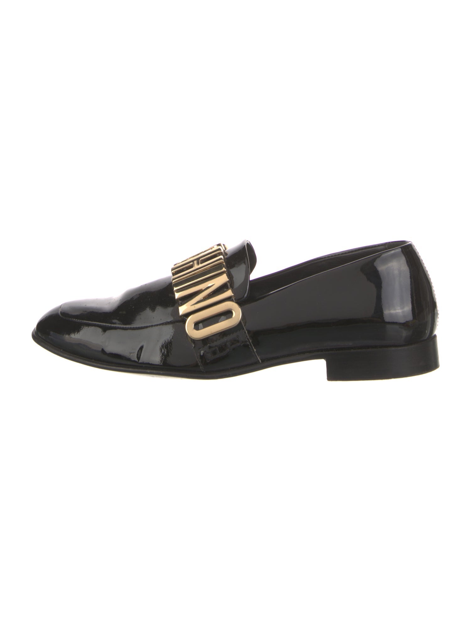 Moschino Patent Leather Dress Loafers