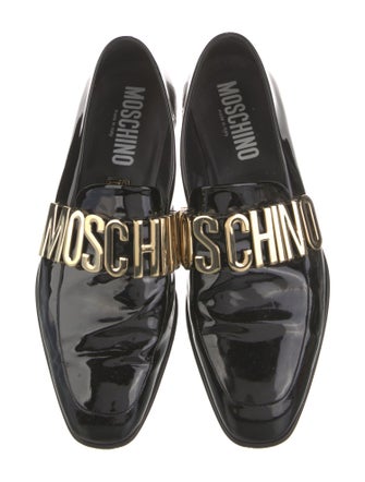 Moschino Patent Leather Dress Loafers