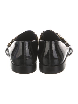 Moschino Patent Leather Dress Loafers