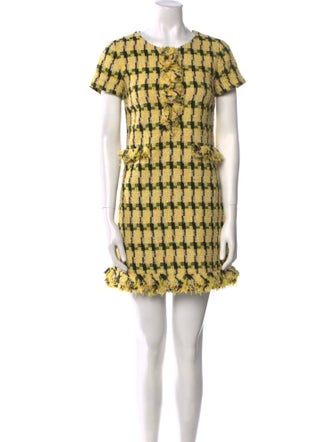 Moschino Tweed Mini Dress