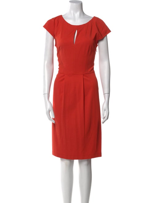 Moschino Scoop Neck Knee-Length Dress