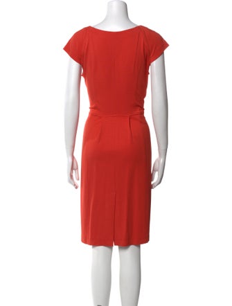 Moschino Scoop Neck Knee-Length Dress