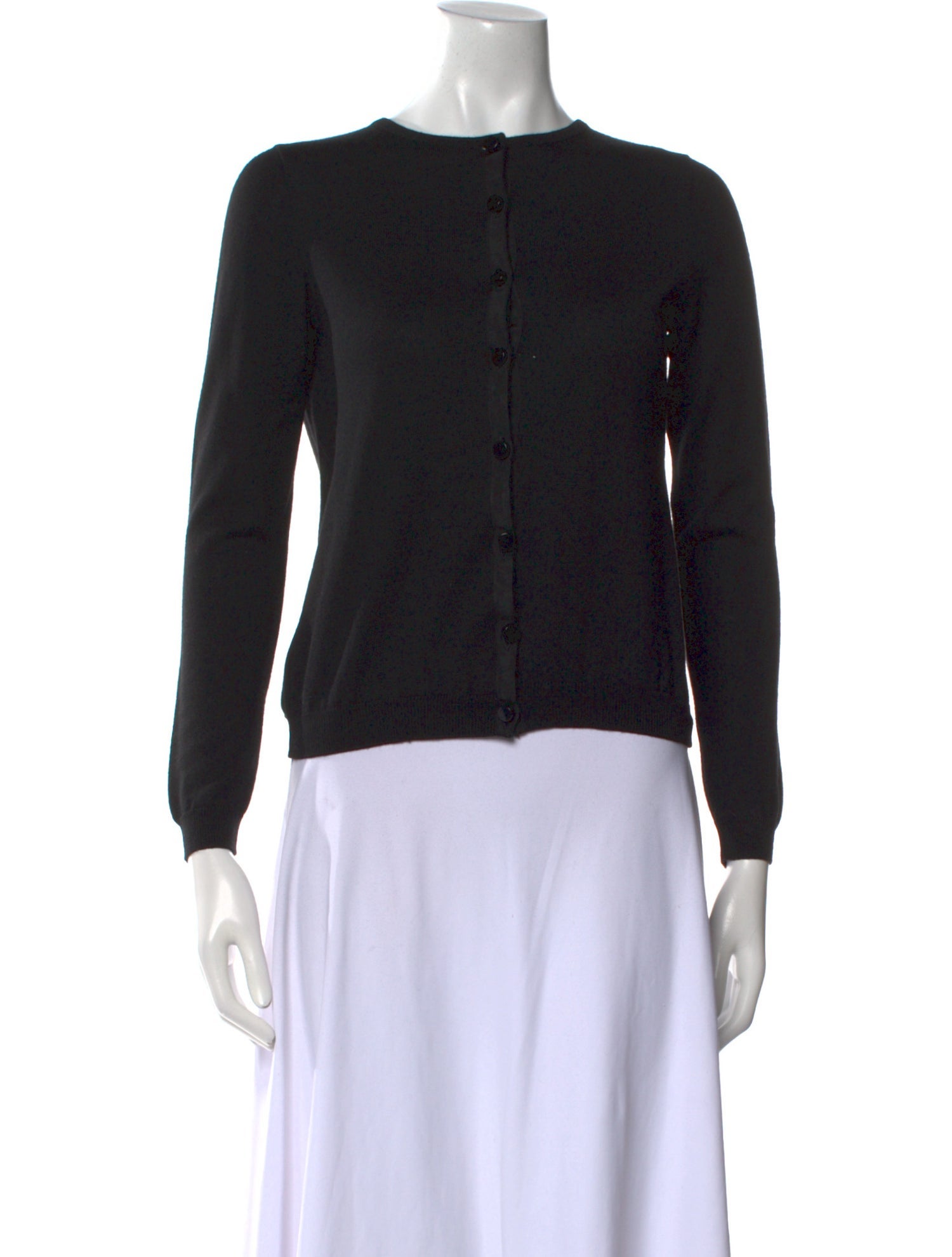 Moschino Cheap and Chic Virgin Wool Crew Neck Sweater