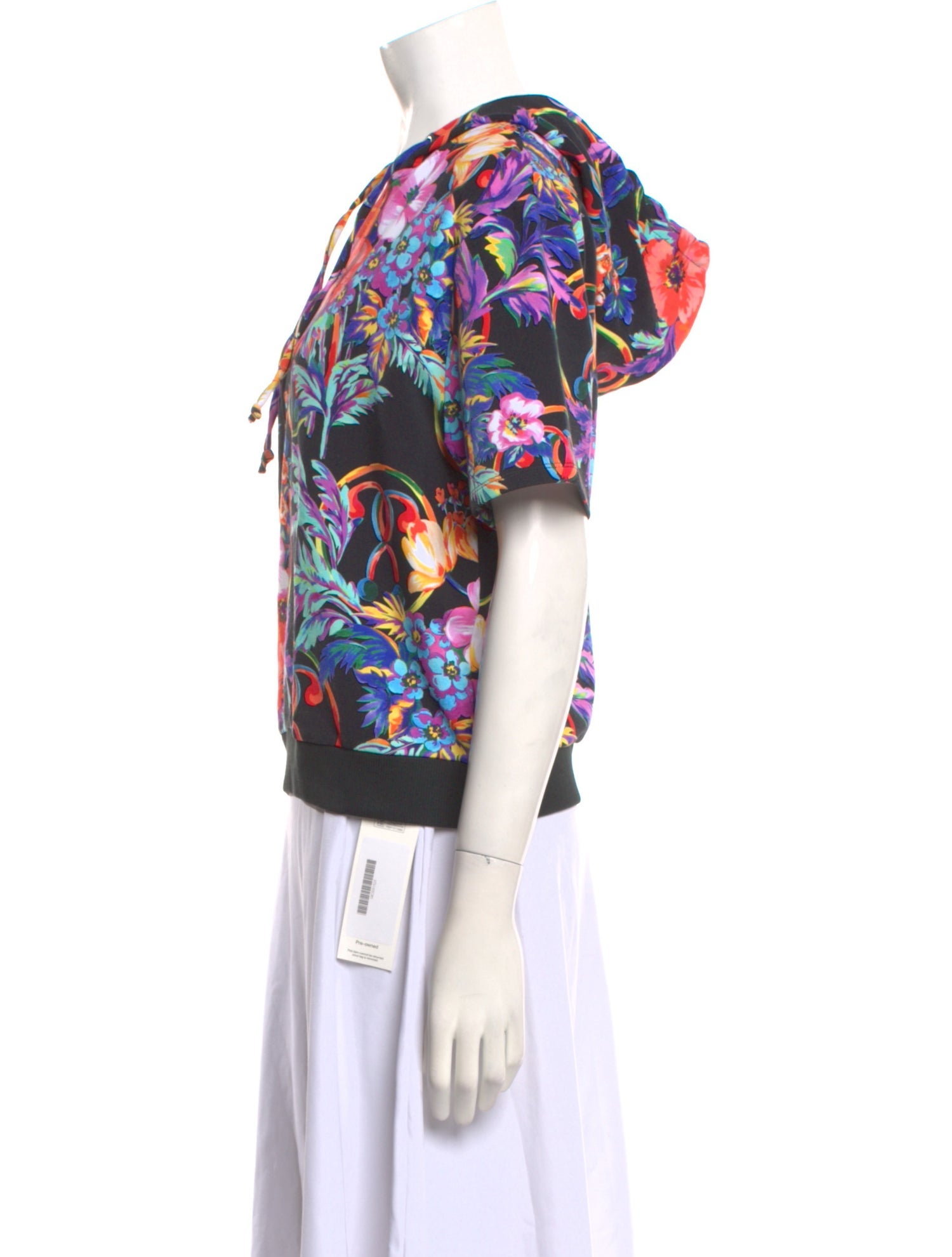 Moschino Swim Printed V-Neck Polo