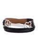 Moschino Skinny Leather Waist Belt