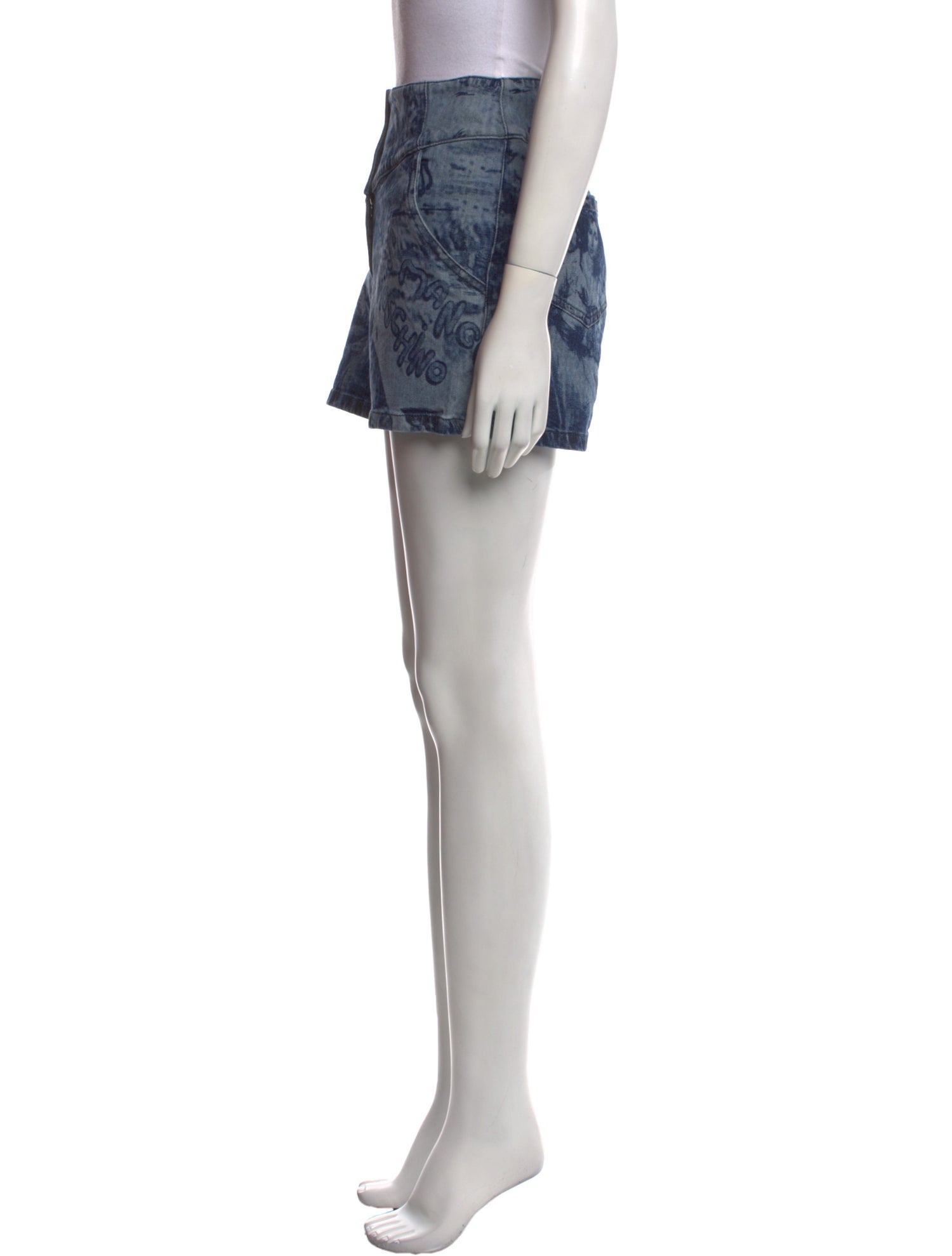 Moschino Printed Mini Shorts