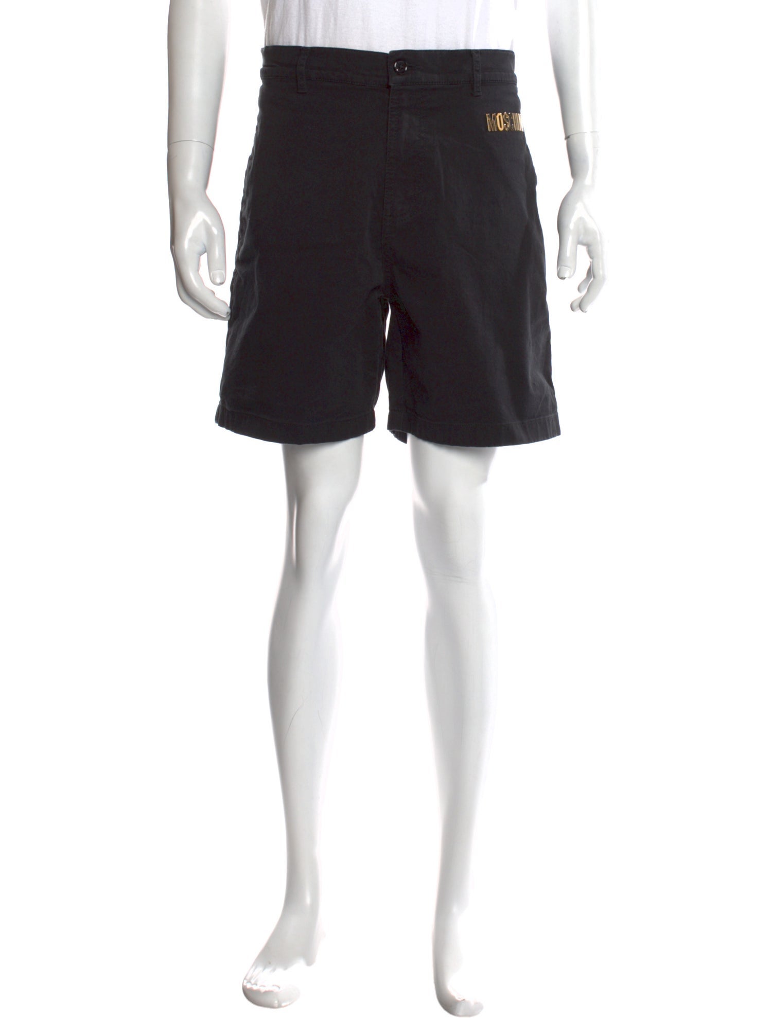 Moschino Graphic Print Flat Front Shorts