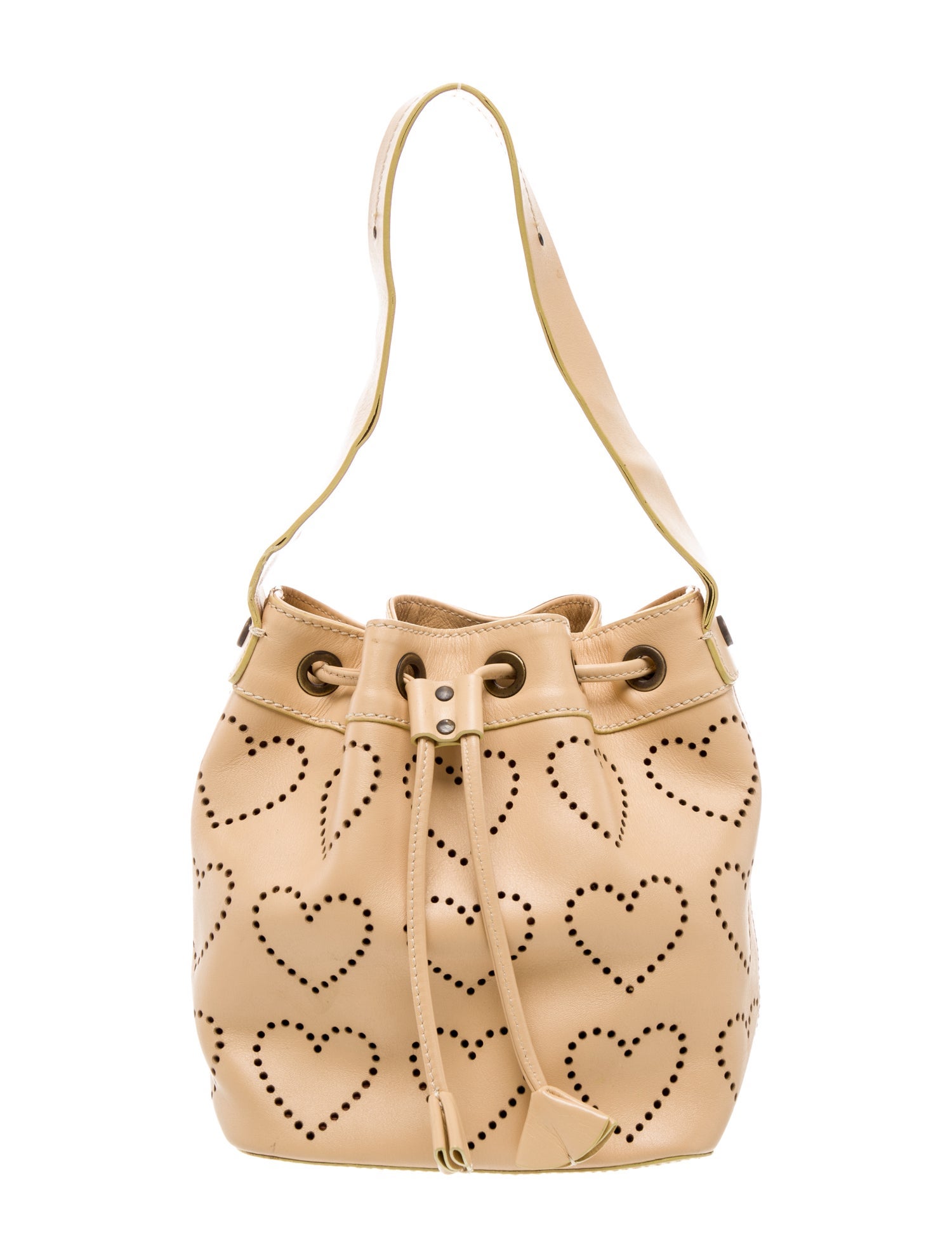 Moschino Leather Top Handle Bag