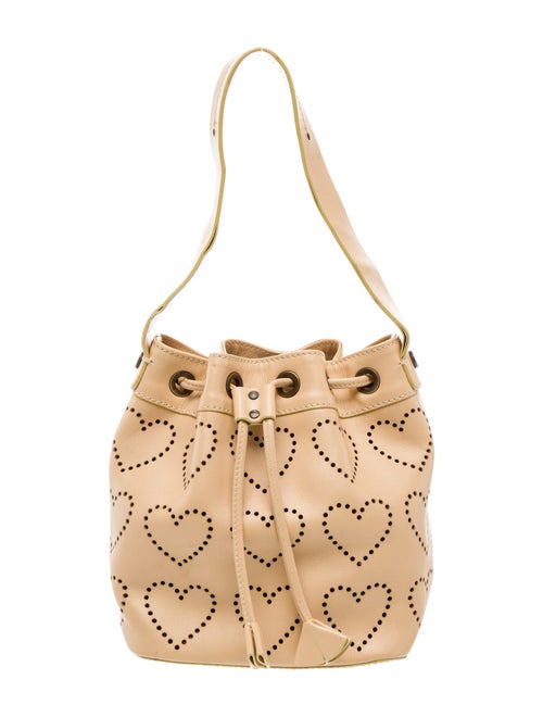 Moschino Leather Top Handle Bag