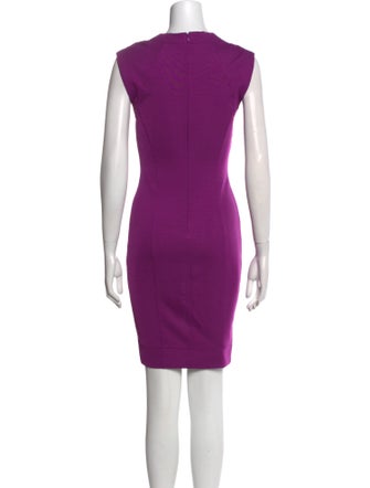 Moschino Cheap and Chic Scoop Neck Knee-Length Dress