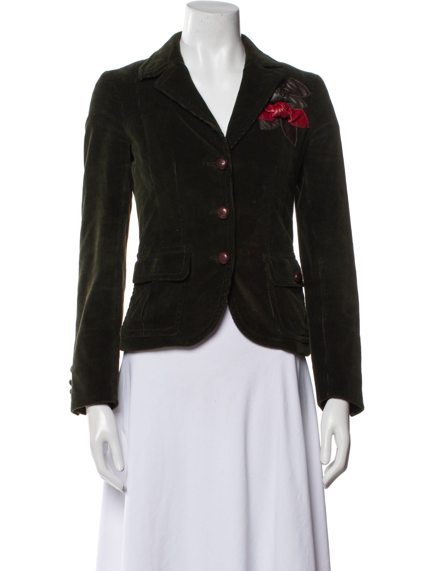 Moschino Cheap and Chic Plaid Print Blazer