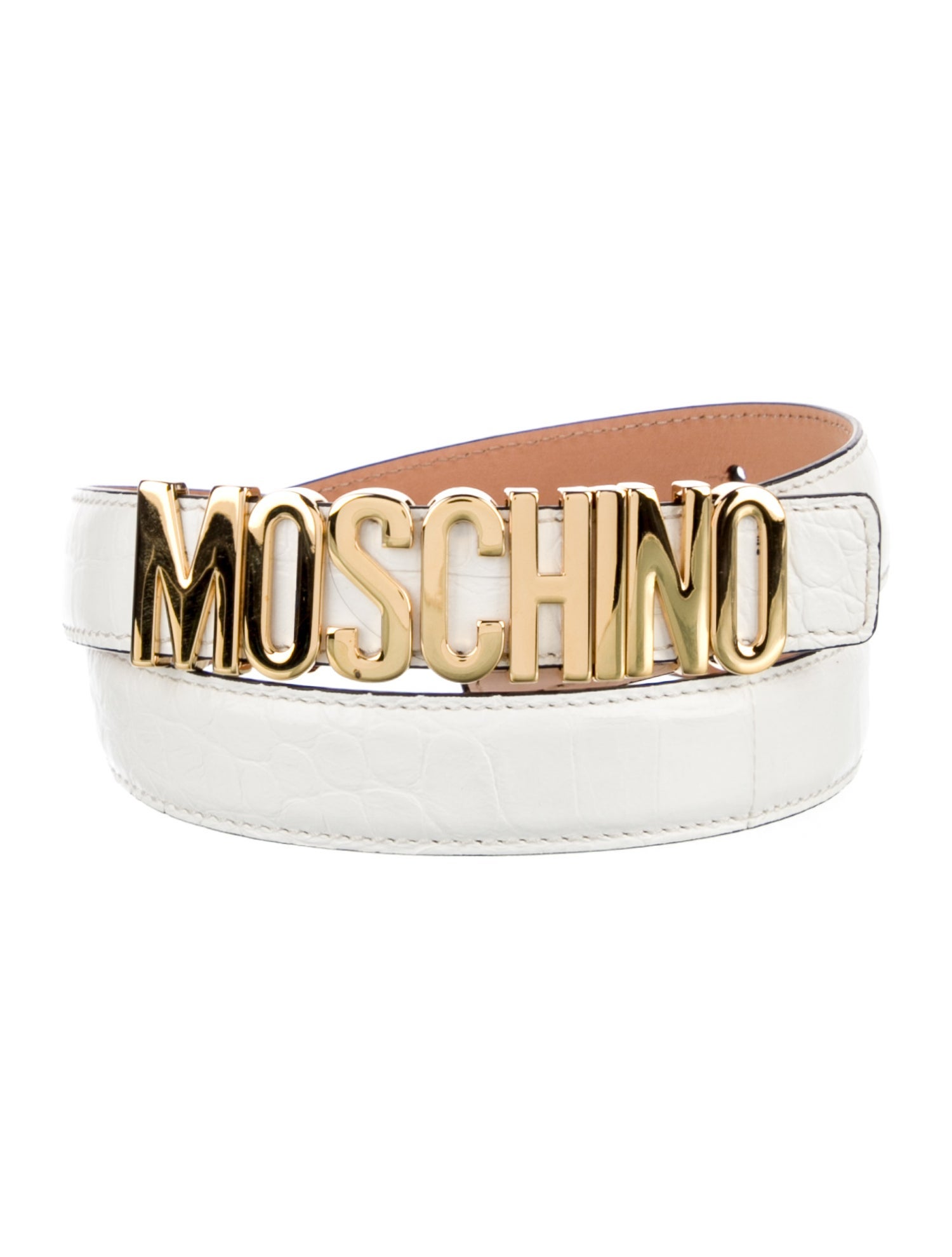 Moschino Leather Belt w/ Tags
