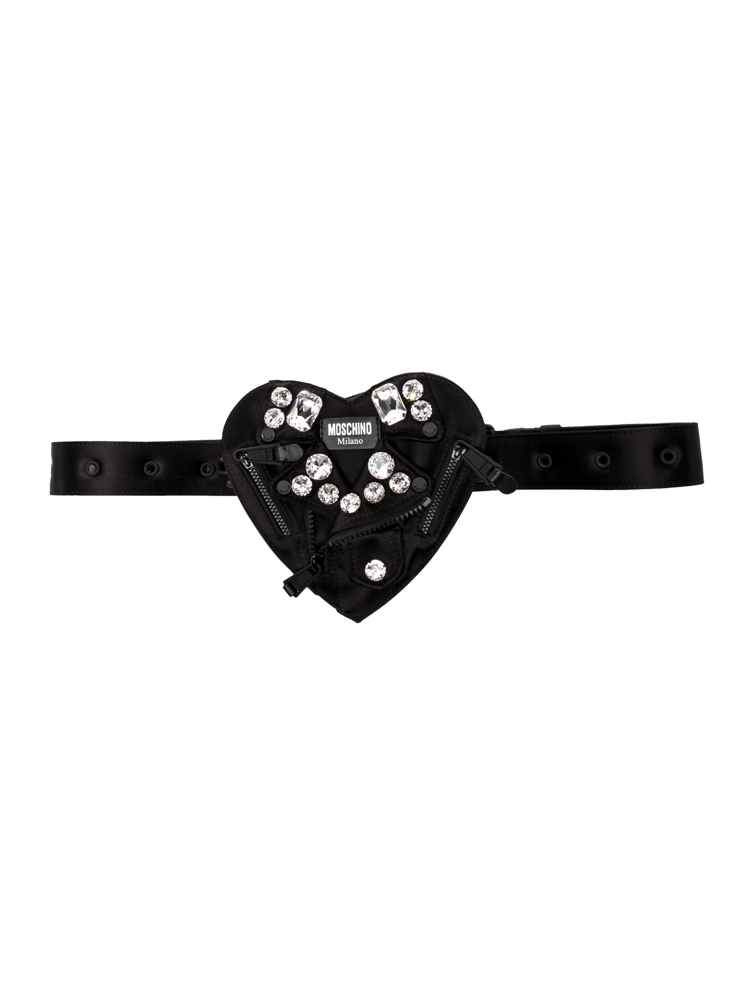 Moschino Satin Belt Bag w/ Tags