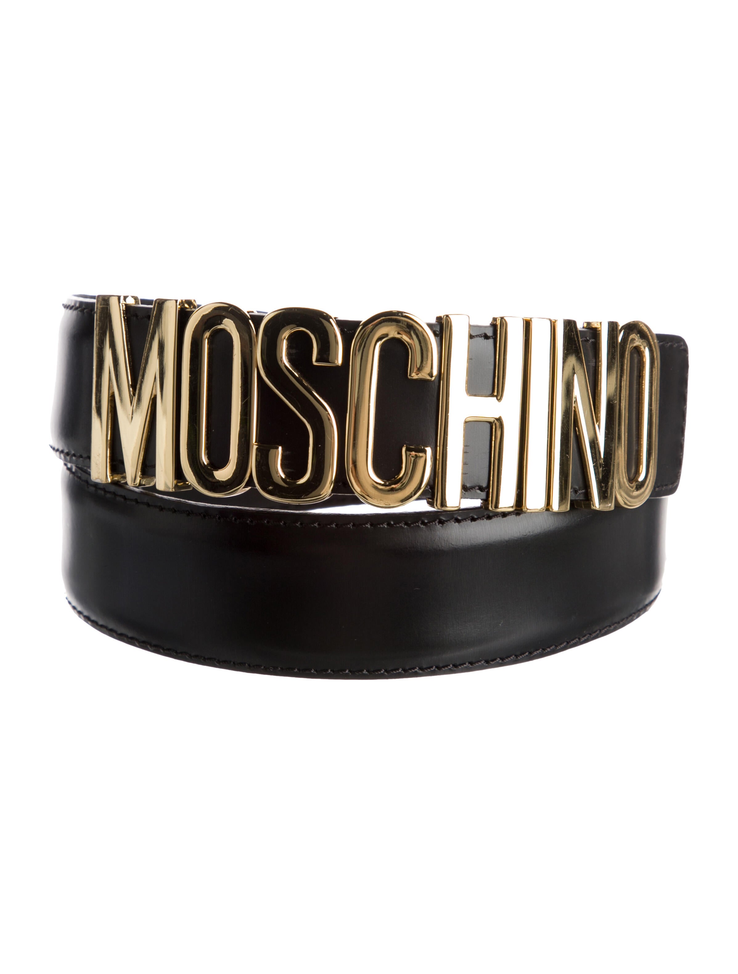 Moschino Leather Waist Belt