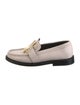 Moschino Leather Colorblock Pattern Loafers