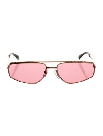 Moschino Aviator Tinted Sunglasses