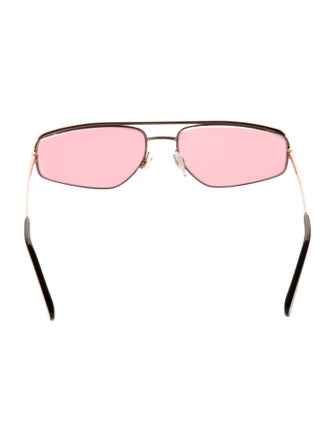 Moschino Aviator Tinted Sunglasses