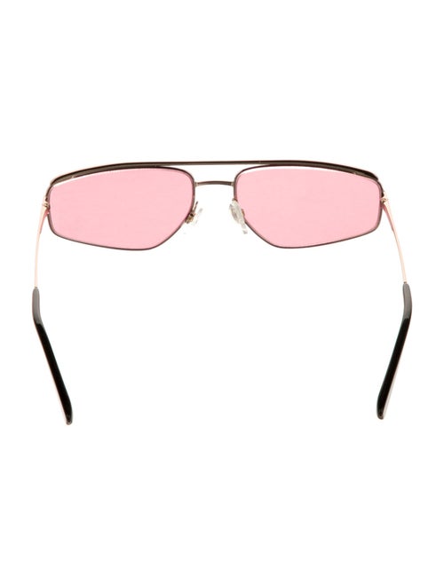 Moschino Aviator Tinted Sunglasses
