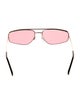 Moschino Aviator Tinted Sunglasses