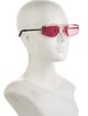 Moschino Aviator Tinted Sunglasses