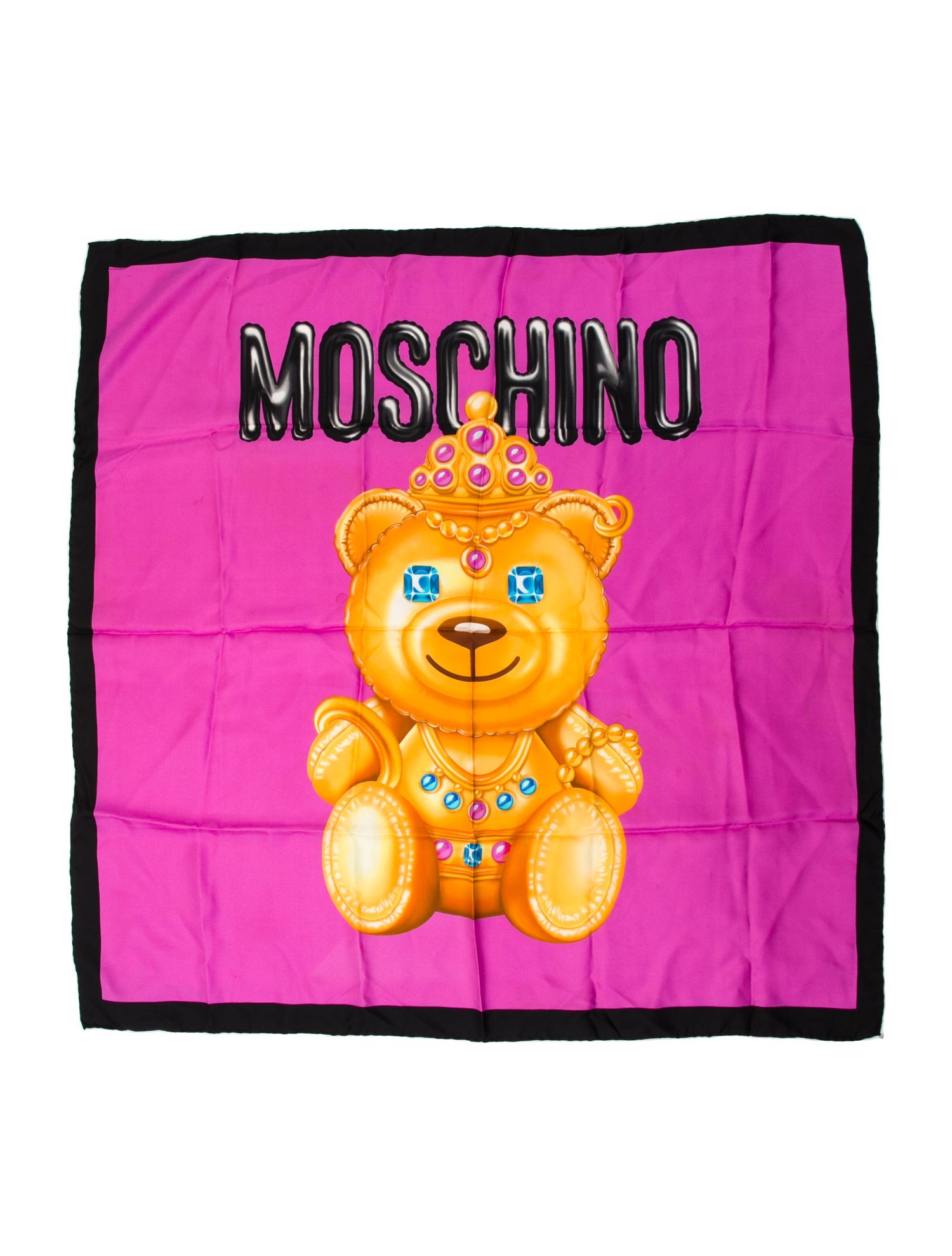 Moschino Silk Printed Scarf