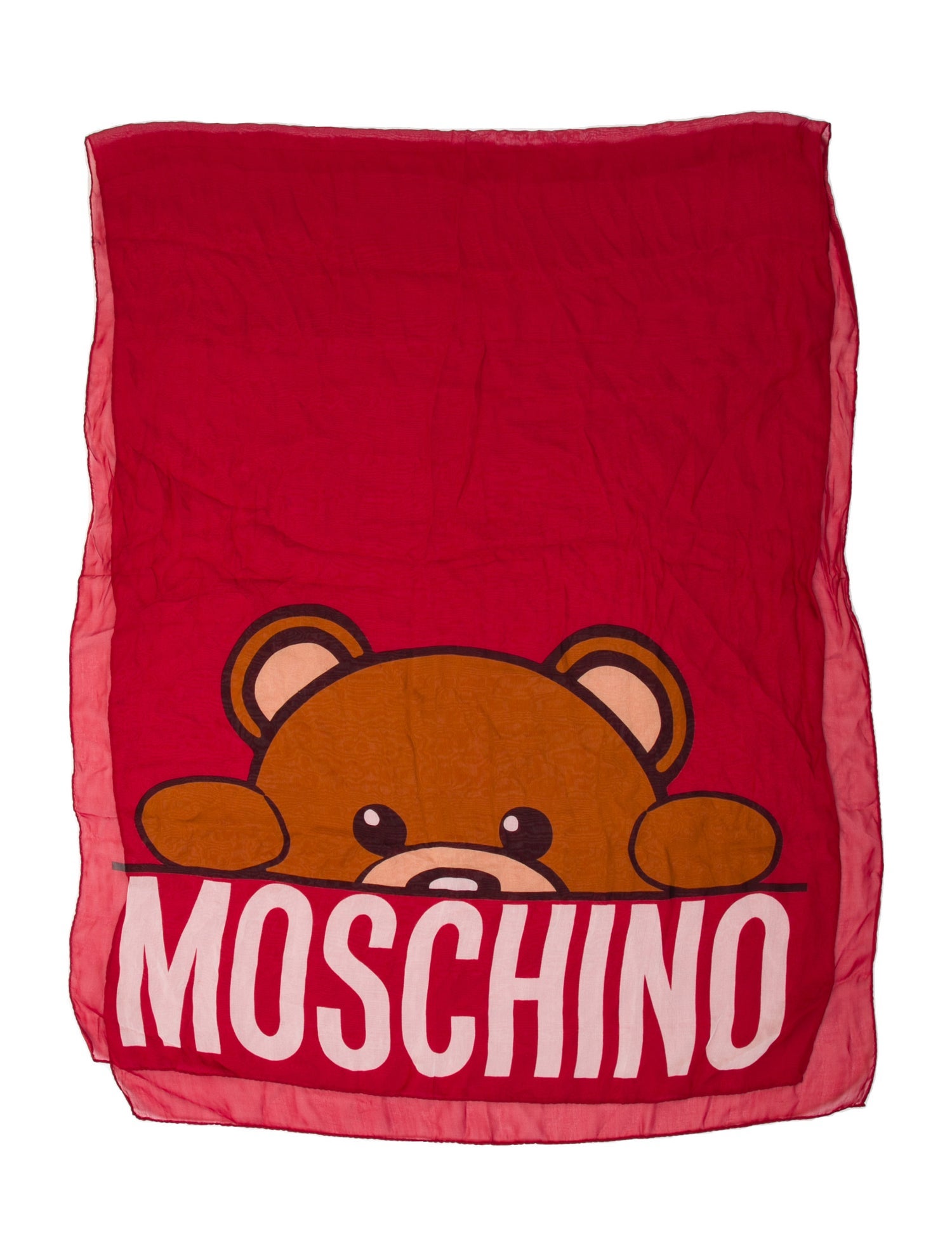 Moschino Silk Printed Scarf