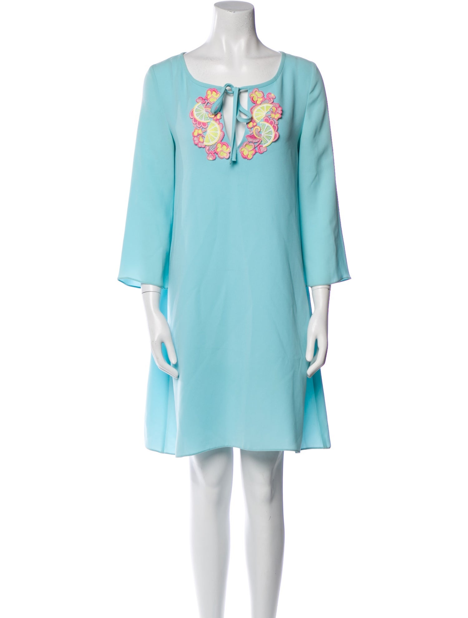 Boutique Moschino Scoop Neck Mini Dress