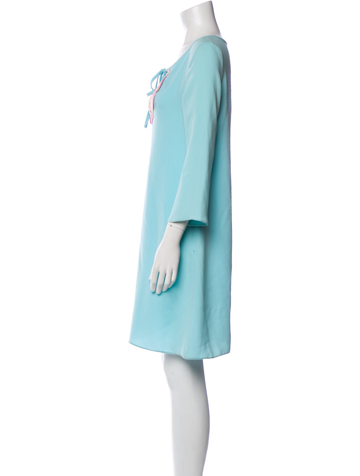 Boutique Moschino Scoop Neck Mini Dress