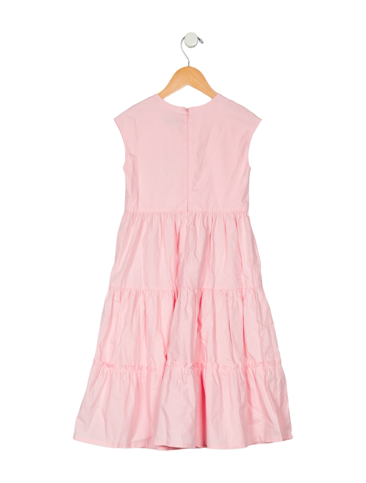 Moschino Girls' Sleeveless Cotton Dress