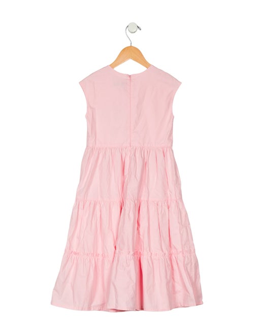 Moschino Girls' Sleeveless Cotton Dress